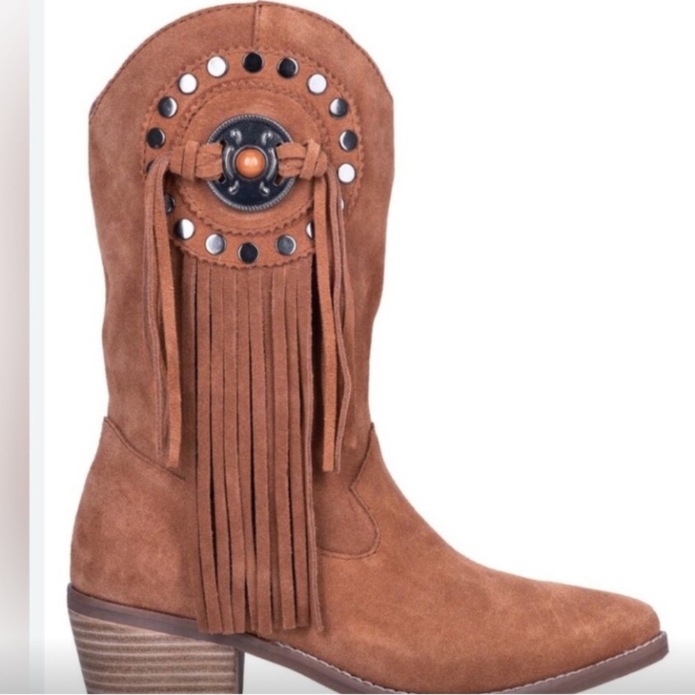❌Sold DINGO taking flight Cowboy Boots D1 122 / tan / 10m - Picture 1 of 3